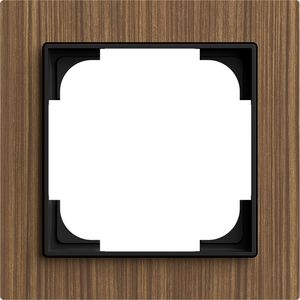 Afdekraam 1v art-hout walnoot