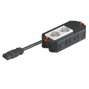 Universele drager connect WINSTA VDE 2v. wit 165x76x45