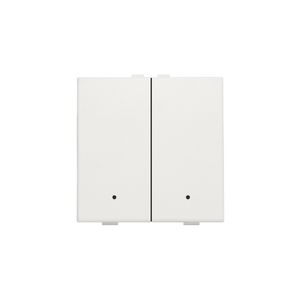 2-voudige drukknop leds/comf.sens. HomeControl white