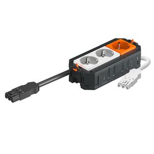 Univers. drager WINSTA VDE 2v. Wit 1v oranje 165x76x45