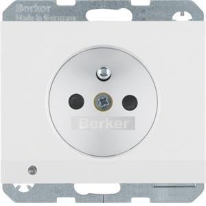 Wandcontactdoos penaarde led-orient. berker K.1/K.5