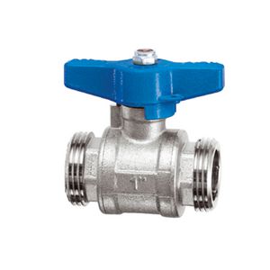 Kogelkraan CIM350 vernikkeld 1.1/4"bt. vlakd. 20bar VVE=20