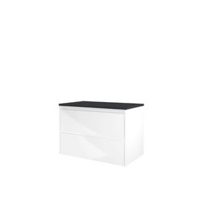 Proline Top afdekplt hardst en OK Sym GL wit/BLuSt 80x46