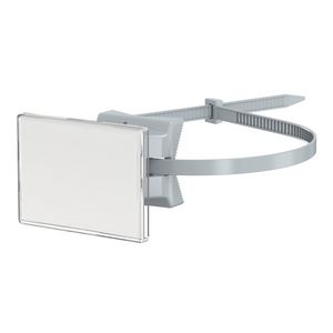 Labelkaarthouder transparant tbv leiding 10-220mm Fastfix