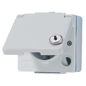 Wandcontactdoos WG600 met R/A slot & onderkast
