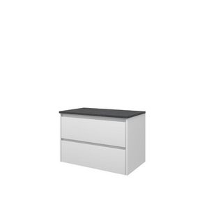 Proline Top afdekplt hardst en OK Sym Mat wit/BLuSt 80x46