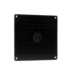 ALU schuifrooster+gaas 160x160mm zwart