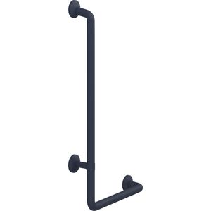 Handgreep met bocht 90 links 400x900mm PLUS donkerblauw