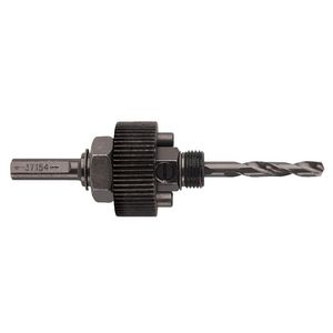 Gatzaaghouder stift 7,9mm bereik 32mm-51mm  incl. centreerboor