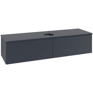 Wastafelonderkast Antao 1600x360x500mm Mid.Blue Matt Lacquer K36150HG