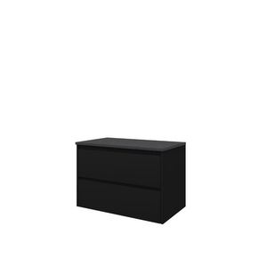 Proline Top afdekplt hardst en OK Sym Mat zwart/BLuSt 80x46