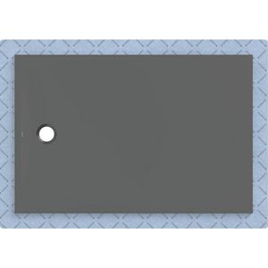 Douchevloer CleanFloor30 geïntegreerd met afdichtingsvlies grafiet: 150x100cm