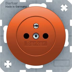 Wandcontactdoos penaarde berker R.1/R.3/R.8 oranje