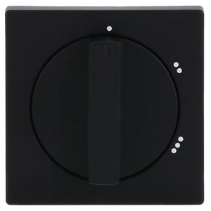 Centraalplaat voor 3 standen schak 2710/1U f-matzwart (2542 DR/02-885)