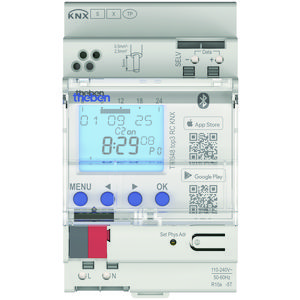 Digitale KNX-timer, jaar-/astroprogramma, app-programmering