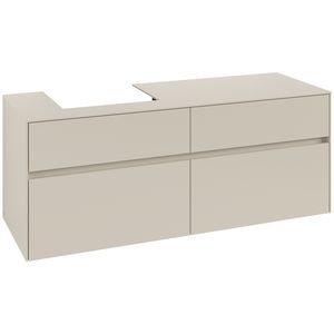 Wastafelonderkast Collaro 1400x548x500mm Cashmere Grey C074B0VN