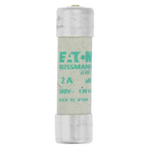 Zekering laagspanning 2A AC 500V 14x51 aM met slagpi VVE=10