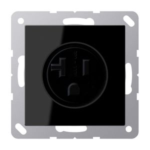 Wandcontactdoos zwart Us-Nema 20 A A500