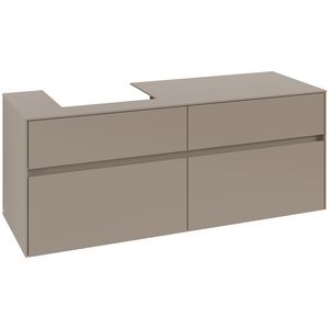Wastafelonderkast Collaro 1400x548x500mm Taupe C074B0VM