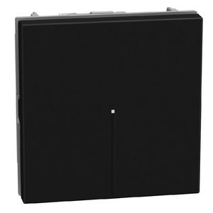Light Now axiale wisselschakelaar 10AX - 2 modules - zwart