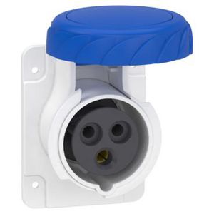 Inbouwcontactdoos Recht 2P+A 16A 200-250V AC 6h PratiKa