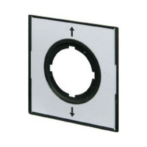 Schild voor 2 standenschakelaar blanco VVE=10