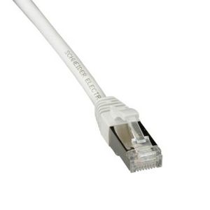 Patch cord Actassi Category 6A S/FTP LSZH 1 m white