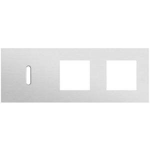 Afdekplaat 3-voud horiz. 71mm centerafst. 155-56705