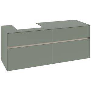 Wastafelonderkast Collaro 1400x548x500mm Soft Green C074B0AF