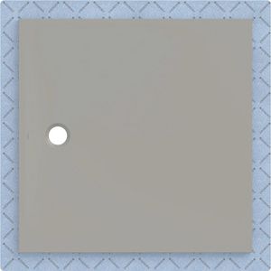 Douchevloer CleanFloor30 geïntegreerd met afdichtingsvlies grijs: 120x120cm