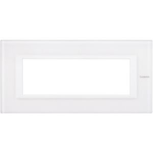 Afdekraam White Glas recht 6 modulen Axolute