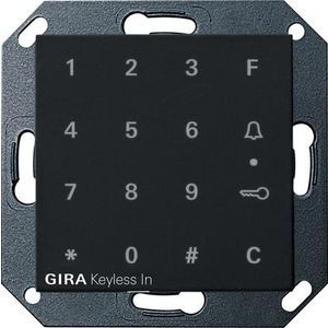 Gira Keyless In codeklavier System 55 zwart m