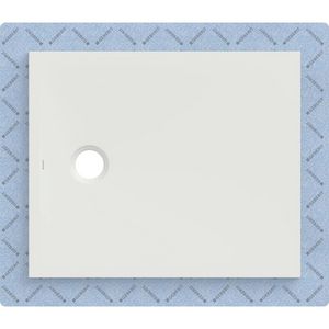 Douchevloer CleanFloor30 met afdichtingsvlies wit: 90x75cm