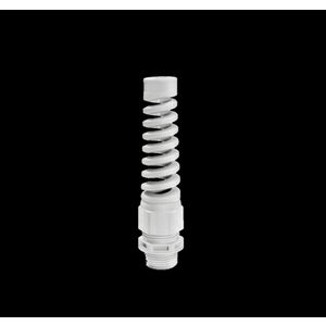 Wartel kunststof M12x1,5 doorlaat 3-7mm met knikbeschermer (ESKVS12LG) VVE=100