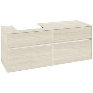 Wastafelonderkast Collaro 1400x548x500mm White Oak C074B0AA