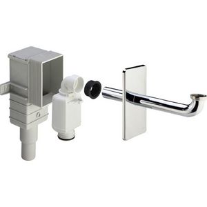 Sifon 1 1/4x50/40 kunststof/verchroomd 56331-553753