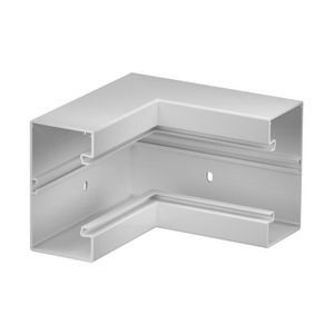 Binnenhoek 70x130mm polyvinylchlorid lichtgrijs