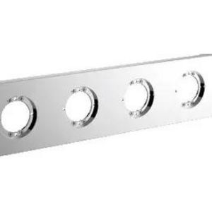 Rozet 4-gats 100x349mm A963735AA chroom