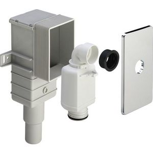 Sifon 1 1/4x50/40 kunststof/verchroomd 56333-553777