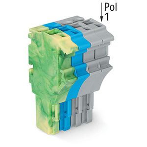 1-draads FE steker 4mm² ij 2022-104/000-039 VVE=100