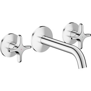 Wastafelmengkraan AXOR One 3-gats inbouw uitloop 160mm chroom