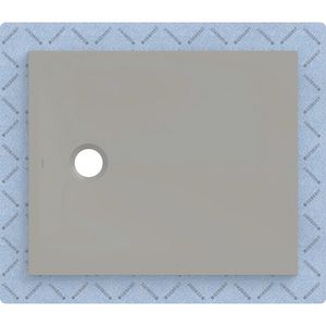 Douchevloer CleanFloor30 met afdichtingsvlies grijs: 90x75cm