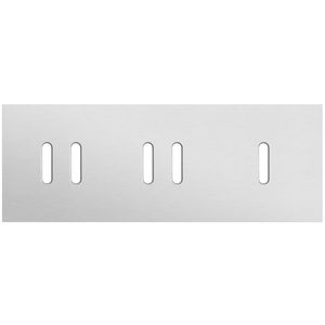 Afdekplaat 3-voud horiz. 71mm centerafst. 155-56704