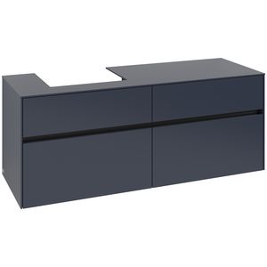 Wastafelonderkast Collaro 1400x548x500mm Marine Blue C07400VQ