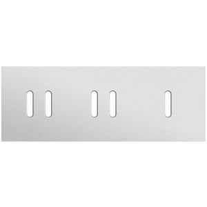 Afdekplaat 3-voud horiz. 71mm centerafst. 155-56704