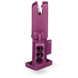 Busmodule zonder PE-contact 1-polig paars 267-119 VVE=500