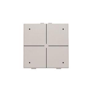4-voudig drukknop leds/comfortsens. HomeControl l.grey