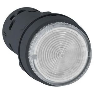 Drukknop Verlicht LED Terugvering,1NO 24V Wit XB7 VVE=10