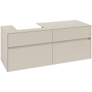 Wastafelonderkast Collaro 1400x548x500mm Cashmere Grey C07400VN