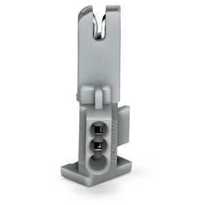 Busmodule zonder PE-contact 1-polig grijs 267-101 VVE=500